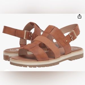Dr. Scholl’s Women’s Talk It Out Brown Sandal
